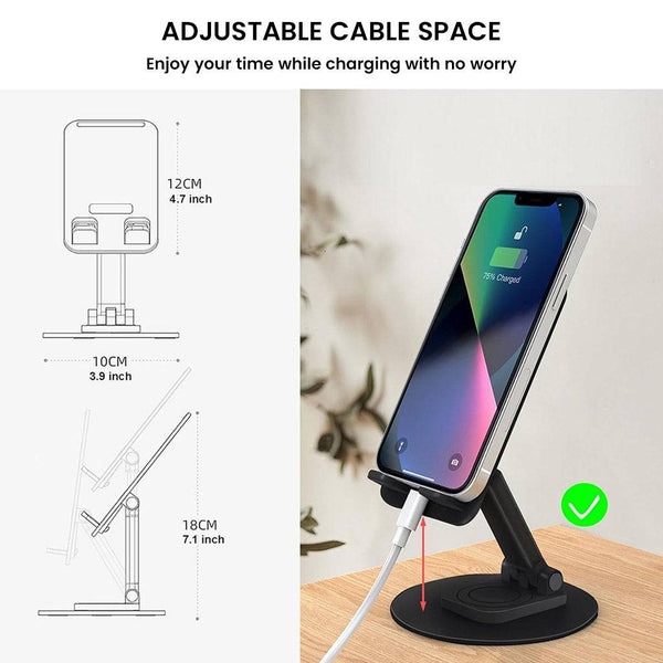 TECPHILE – Snap Mount 360° Rotatable & Foldable Phone Holder - 5