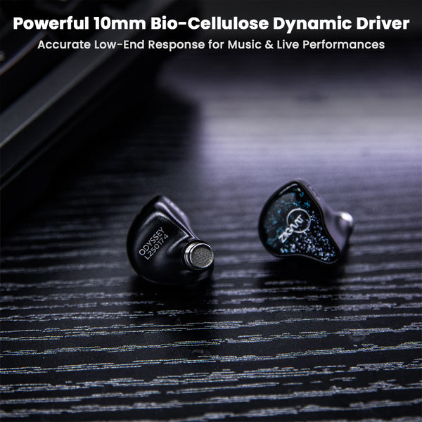 ZiiGaat x Hangout Audio Odyssey 2 1DD + 3BA Hybrid IEM for Audiophiles - 3