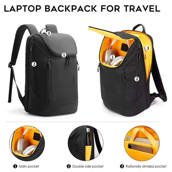 BANGE – 2517-1 Smart Laptop Backpack 23L with Multi Compartment Design - 8