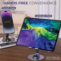 TECPHILE - Velo Foldable Phone Stand with 360° Rotational Base - 6