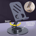 TECPHILE - Velo Foldable Phone Stand with 360° Rotational Base - 3
