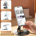 TECPHILE - Velo Foldable Phone Stand with 360° Rotational Base - 2