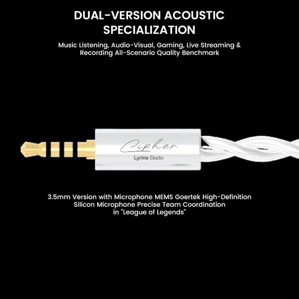 EarAcoustic Audio x zkaaai- Cipher 10mm Dynamic Driver IEM - 9