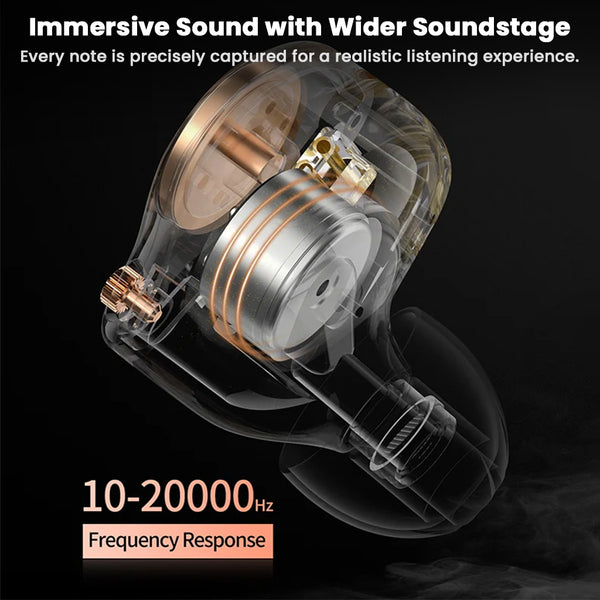 KZ - EDX Pro 2 Super Linear 10mm Dynamic Driver IEM - 11