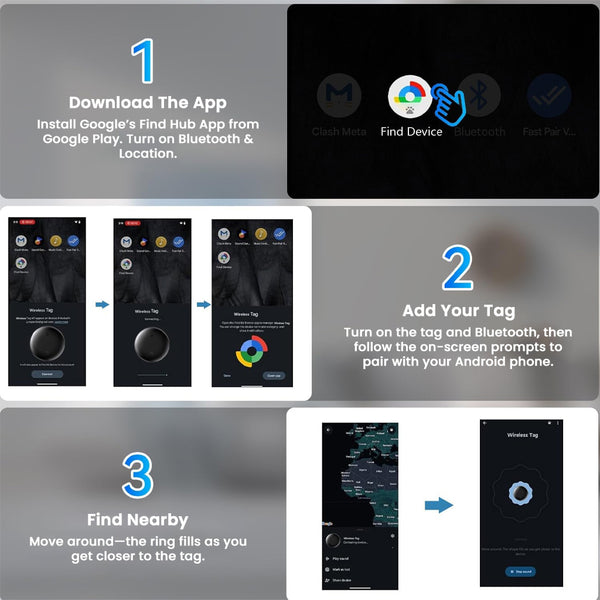 TECPHILE - Wireless GPS Tag Tracker for Android - 3