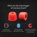 ND AUDIO - Memory Foam Eartips for IEM - 2