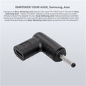 TECPHILE – 100W Type C to Female Acer/Asus/Samsung Laptop Adapter - 3