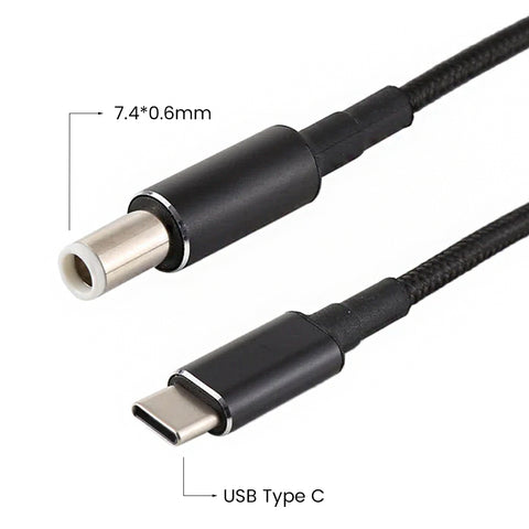 TECPHILE 100W PD Fast Charging Cable for DELL Laptop - 0