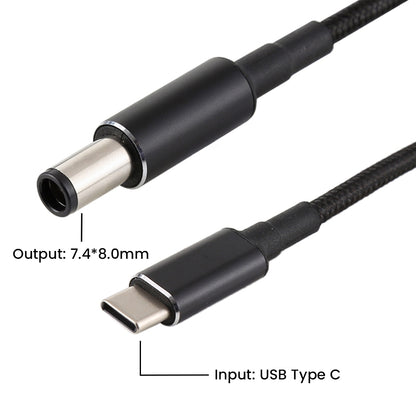 TECPHILE - 100W Type-C PD Fast Charging Cable for HP Laptop