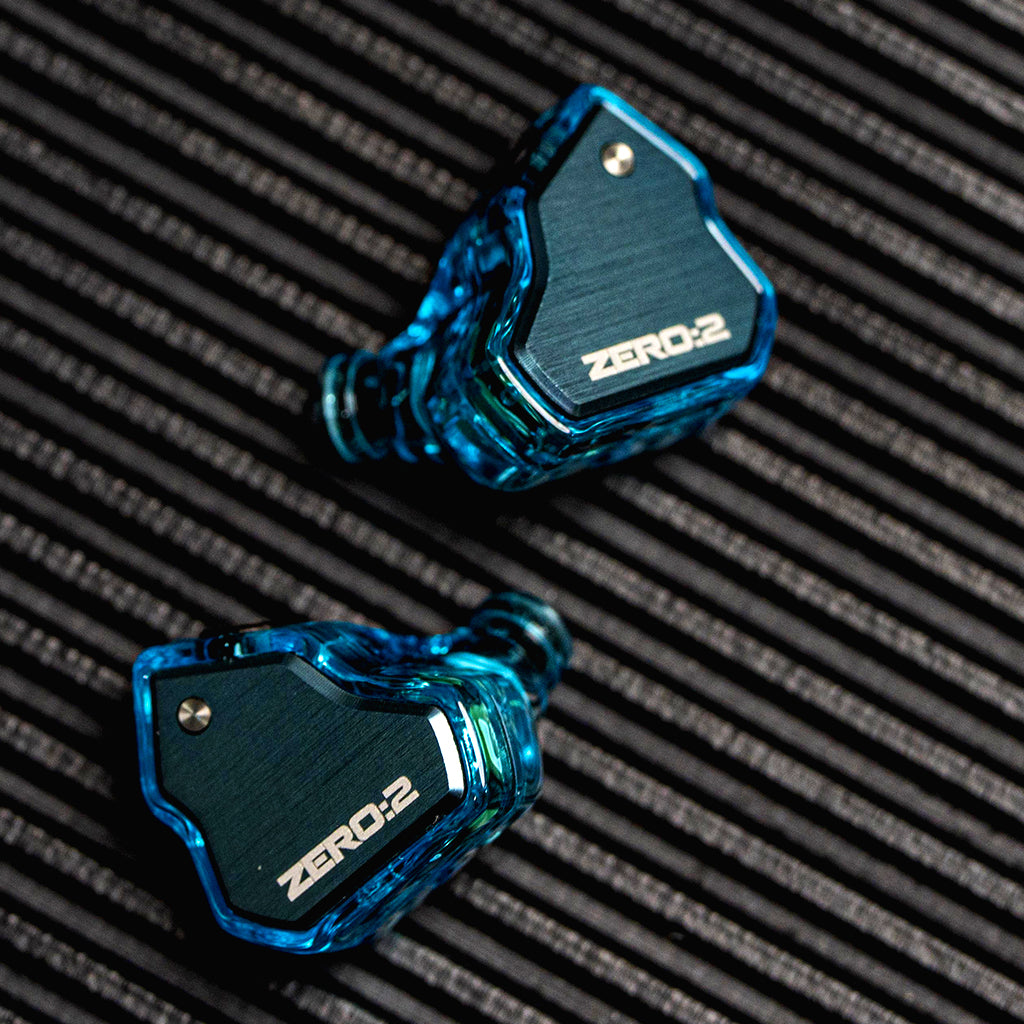 7HZ x Crinacle Zero 2 IEM (Blue) + AUDIOCULAR D07 Slim DAC & Amp 02