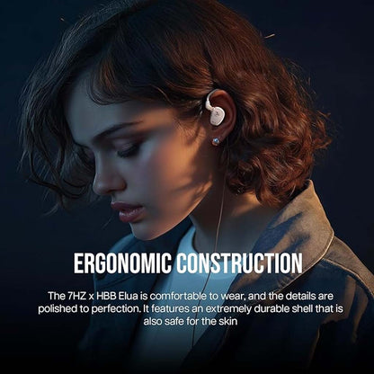 7hz Elua IEM Clear 3.5mm comfartable