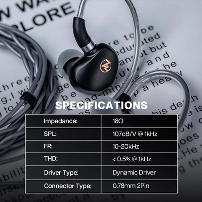 7hz G1 IEM 2pin specifications
