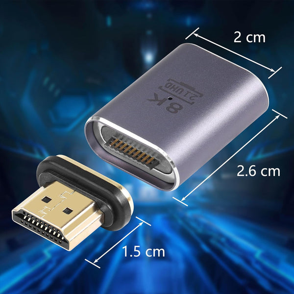 TECPHILE – 8K Magnetic 2.1 HDMI Adapter Connector - 4