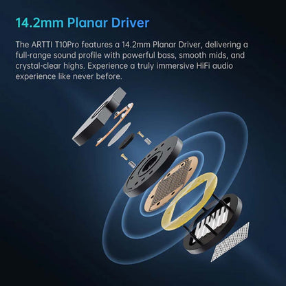 ARTTI T10 Pro IEM Planar Driver