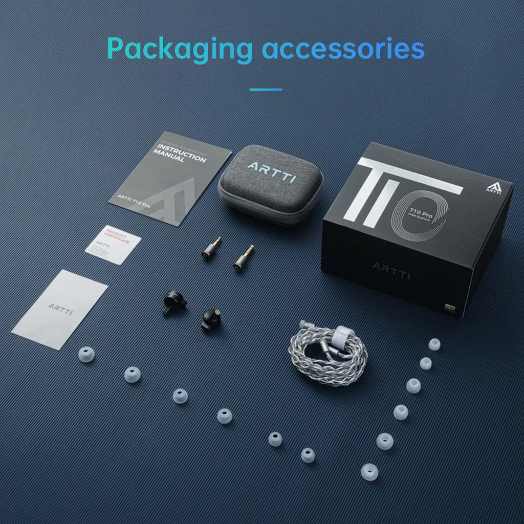 ARTTI T10 Pro IEM Box Content
