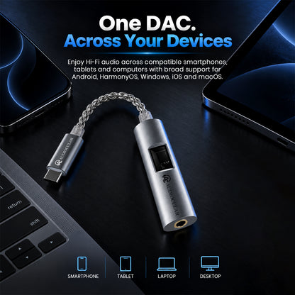 AUDIOCULAR - AURA Pro CS43198 + SGM8262 Portable DAC & Amp