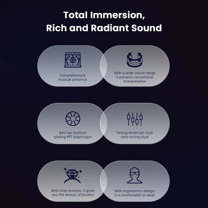 AUDIOCULAR BR Pro IEM features immersive sound, titanium diaphragm, and ergonomic design for premium audio and comfort.