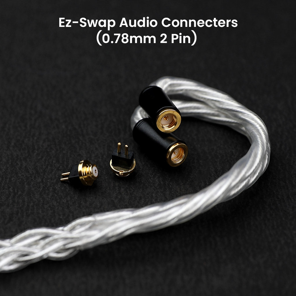 AUDIOCULARC068CoreUpgradeCableforIEMSilvr-5