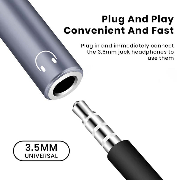 AUDIOCULAR - D12 PD 2 in 1 USB C to 3.5mm Portable DAC Dongle - 8