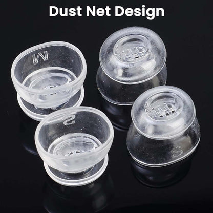 The Audiocular DuoFit feature the dust net design which prevents ear-wax or dust to enter the earphones vents