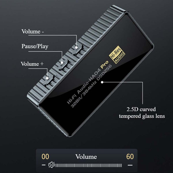 AUDIOCULAR x KinMax  -  HA04 Pro Hi-Res Portable DAC/Amp - 4