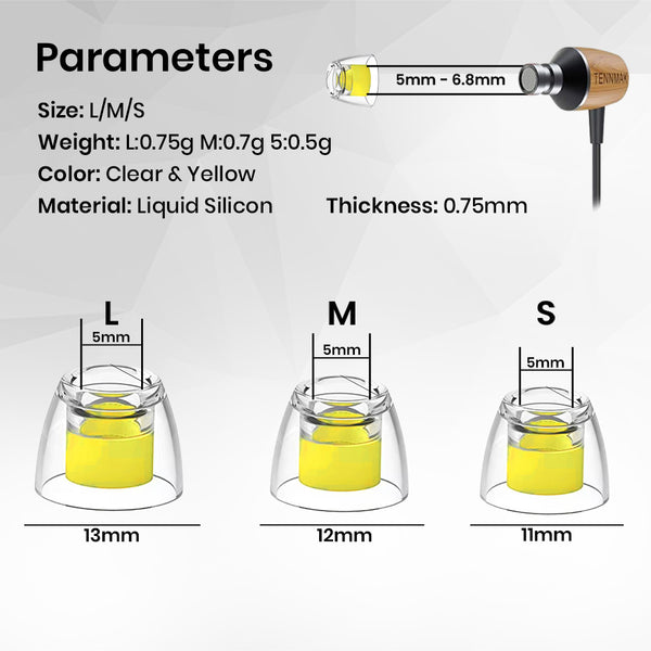 AUDIOCULAR - LATEX Liquid Silicone Eartips for IEMs - 4