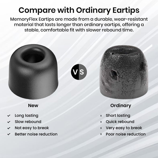 AUDIOCULAR - Memory Flex Eartips for IEMs - 3