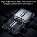 AUDIOCULAR - NOTE Hi-Res Portable DAC & Amp with KT02H20 DAC + OPA97220 AMP Chipset - 2