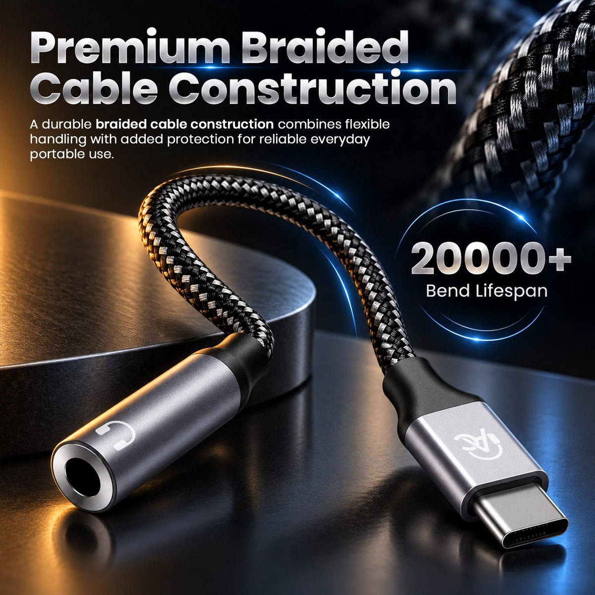 AUDIOCULAR - Note-S KT0231H + MAX97220 Type-C to 3.5mm Portable DAC & Amp