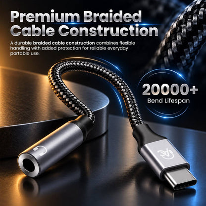 AUDIOCULAR - Note-S KT0231H + MAX97220 Type-C to 3.5mm Portable DAC & Amp