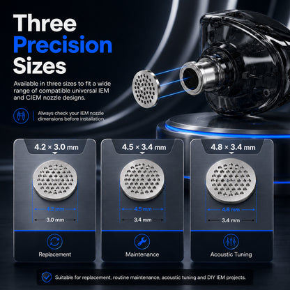 AUDIOCULAR - Nozzle Filters for In-Ear Monitors