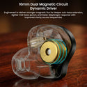 AUDIOCULAR x KZ Beast 10mm Dual Magnetic Dynamic Driver IEM - 5