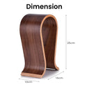 AUDIOCULAR - AA08 Wooden Headphone Stand - 10