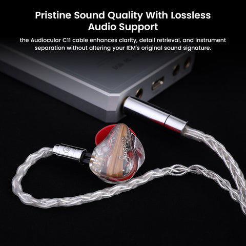 AUDIOCULAR - C11 8-Core 4N OCC IEM Upgrade Cable - 0