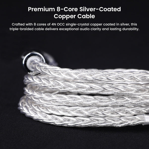 AUDIOCULAR - C11 8-Core 4N OCC IEM Upgrade Cable - 4