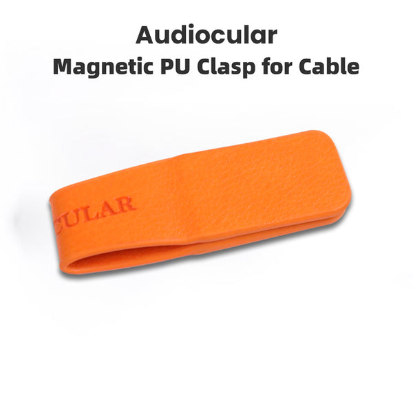 AUDIOCULAR - Leatherite Magnetic Cable Tie Organizer - 10