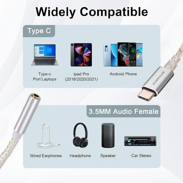 AUDIOCULAR - D08 CS Pro CS46L41 Type C to 3.5mm DAC Dongle - 4