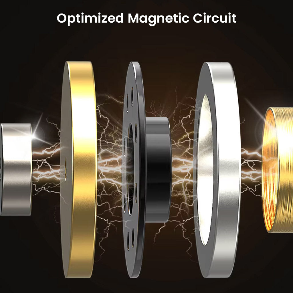 Magnetic circuit components of AUDIOCULAR LEX In Ear Monitor, optimized for efficient audio performance in budget IEMs.