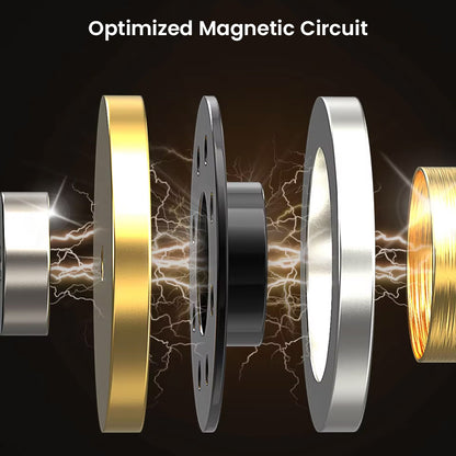 Magnetic circuit components of AUDIOCULAR LEX In Ear Monitor, optimized for efficient audio performance in budget IEMs.