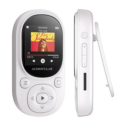 AUDIOCULAR M11 Mp3 Player supports HiFi lossless sound with MP3 and FLAC formats, designed for immersive listening.