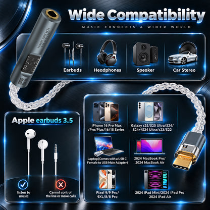 AUDIOCULAR – Spark Type C to 4.4mm Balanced DAC & Amp