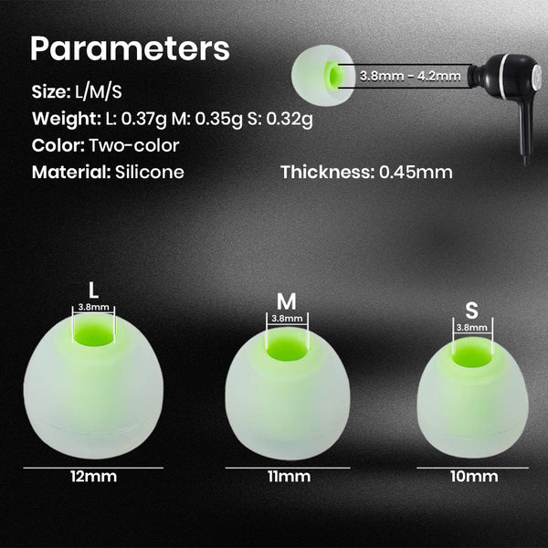 AUDIOCULAR - FlexFit Silicone Eartips for IEMs - 4