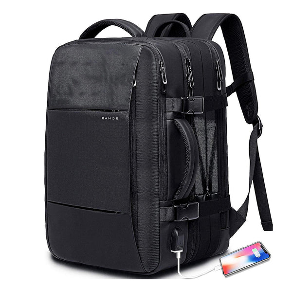 BANGE - 1908 Smart Travel Backpack with USB Port Fit for 17.3
