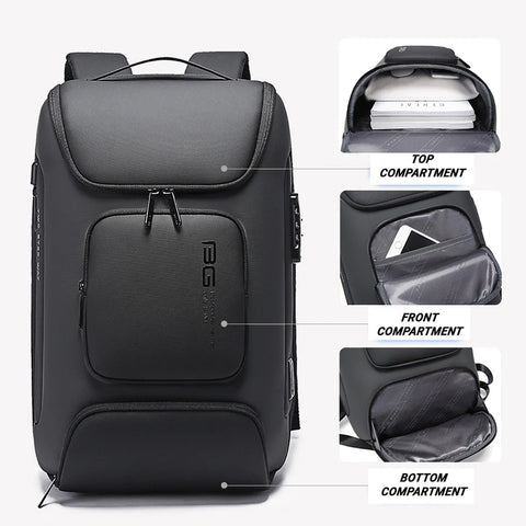 BANGE 7216 Plus Travel Backpack with Antitheft Lock & Charging Port ...