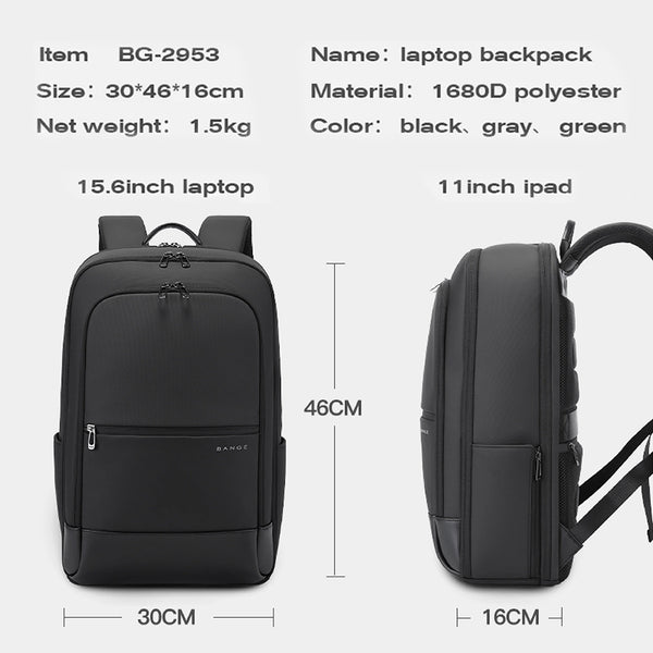 BANGE – 2953 Travel Backpack Fit for 15.6" Laptop - 2
