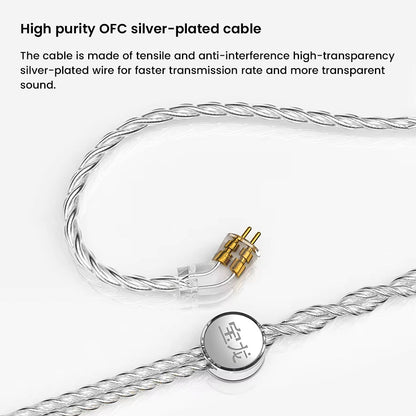 Blon BL03 II IEM OFC Silver Plated Cable