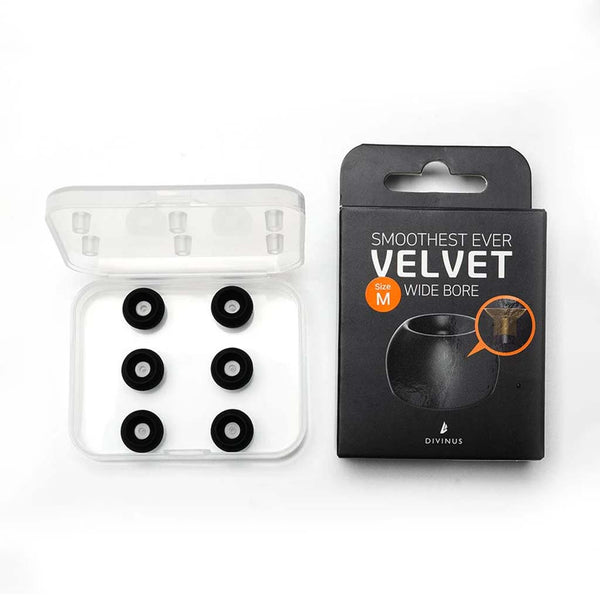 DIVINUS – VELVET Wide Bore Silicone Eartips for IEMs - 18