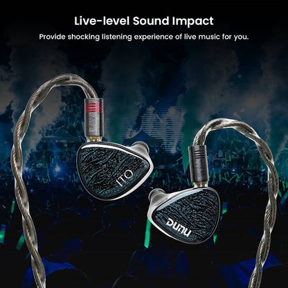 DUNU X KOTO ITO IEM delivering live-level sound impact, ideal for immersive listening experiences with powerful bass and clarity.