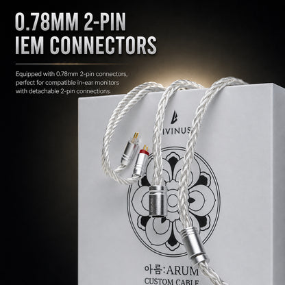 Divinus - ARUM EUN 7N OCC Silver-Plated 8-Core IEM Upgrade Cable