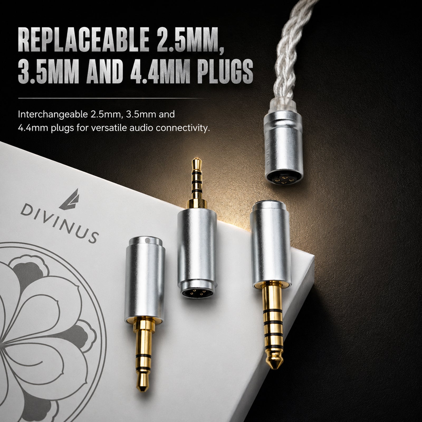 Divinus - ARUM EUN 7N OCC Silver-Plated 8-Core IEM Upgrade Cable